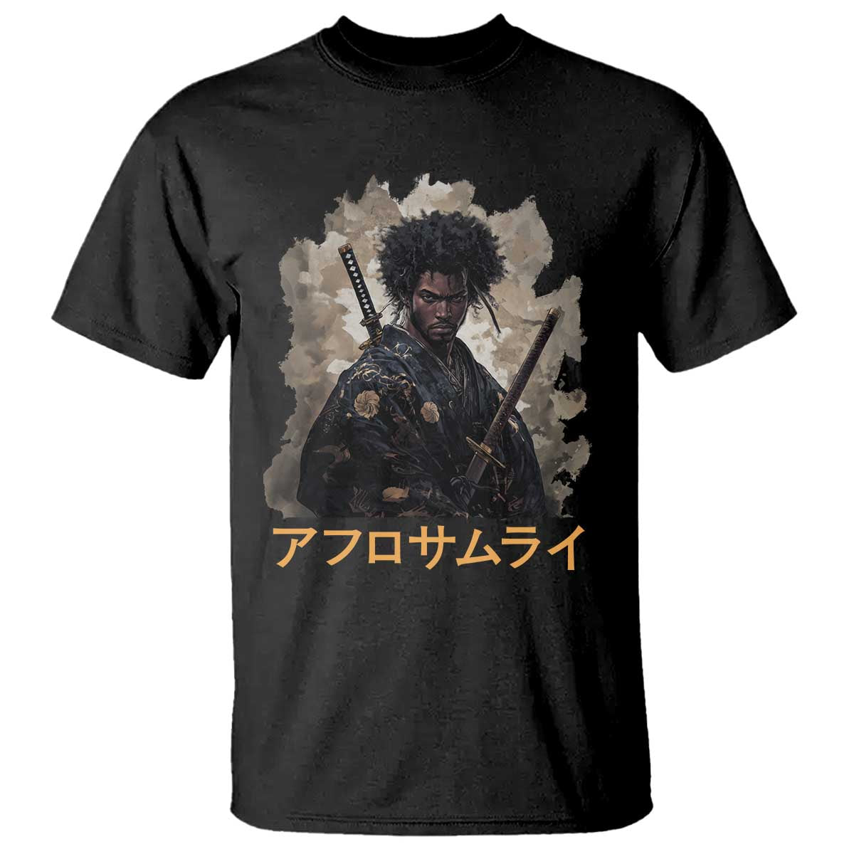 Afro Samurai T Shirt Black Pride Japanese Arts