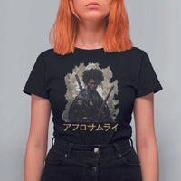 Afro Samurai T Shirt For Women Black Pride Japanese Arts