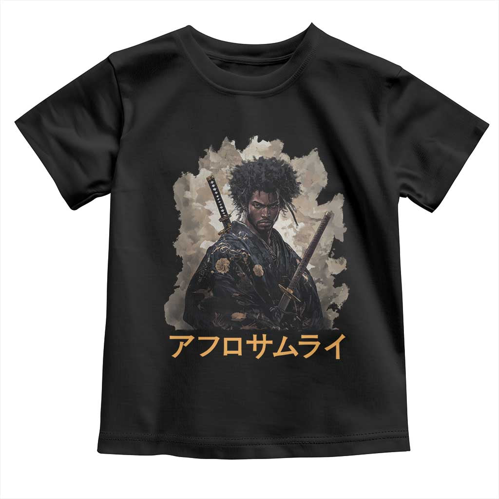 Afro Samurai Toddler T Shirt Black Pride Japanese Arts