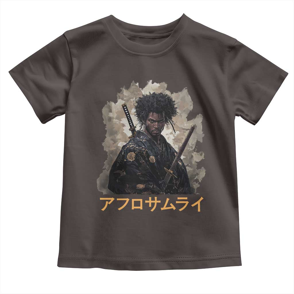 Afro Samurai Toddler T Shirt Black Pride Japanese Arts