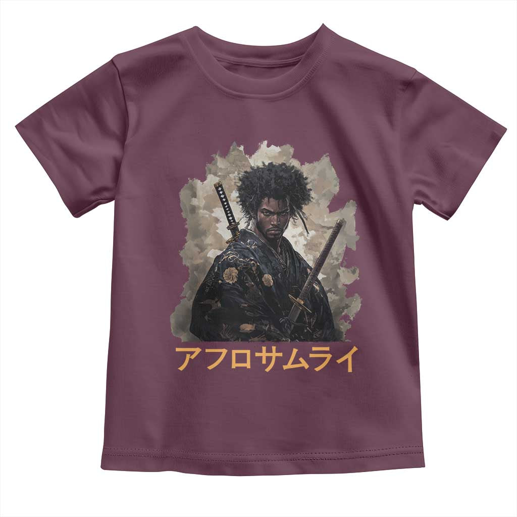 Afro Samurai Toddler T Shirt Black Pride Japanese Arts