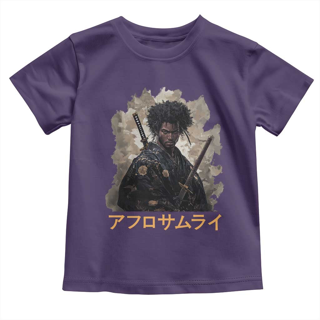 Afro Samurai Toddler T Shirt Black Pride Japanese Arts