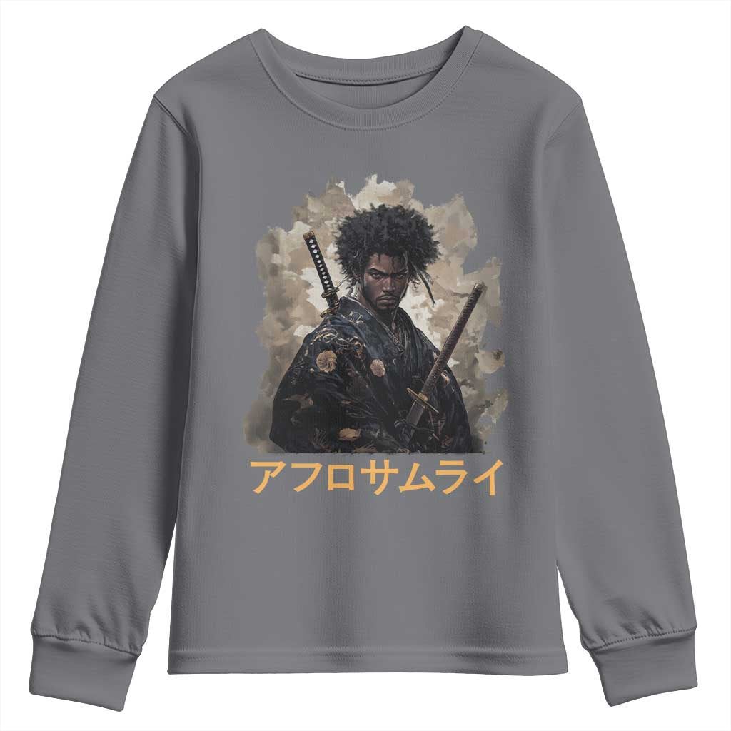 Afro Samurai Youth Sweatshirt Black Pride Japanese Arts