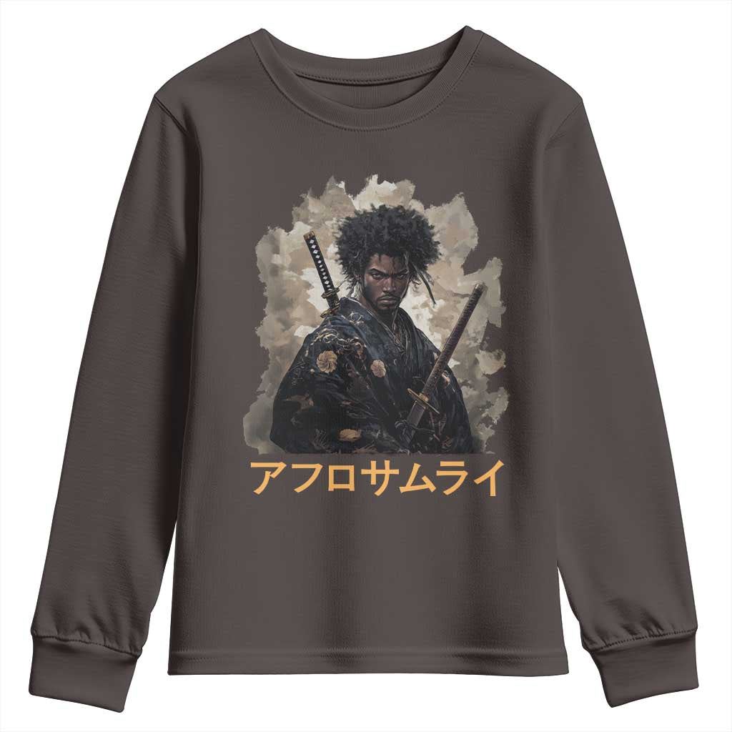 Afro Samurai Youth Sweatshirt Black Pride Japanese Arts