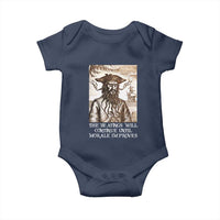 Funny Blackbeard Sarcastic Joke Baby Onesie The Beatings Will Continue until Morale Improves