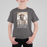 Funny Blackbeard Sarcastic Joke T Shirt For Kid The Beatings Will Continue until Morale Improves