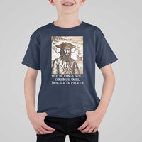 Funny Blackbeard Sarcastic Joke T Shirt For Kid The Beatings Will Continue until Morale Improves