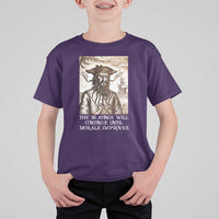 Funny Blackbeard Sarcastic Joke T Shirt For Kid The Beatings Will Continue until Morale Improves