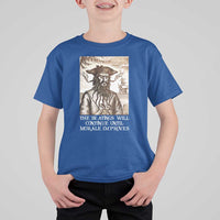 Funny Blackbeard Sarcastic Joke T Shirt For Kid The Beatings Will Continue until Morale Improves