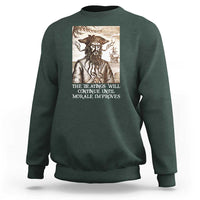 Funny Blackbeard Sarcastic Joke Sweatshirt The Beatings Will Continue until Morale Improves