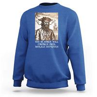 Funny Blackbeard Sarcastic Joke Sweatshirt The Beatings Will Continue until Morale Improves