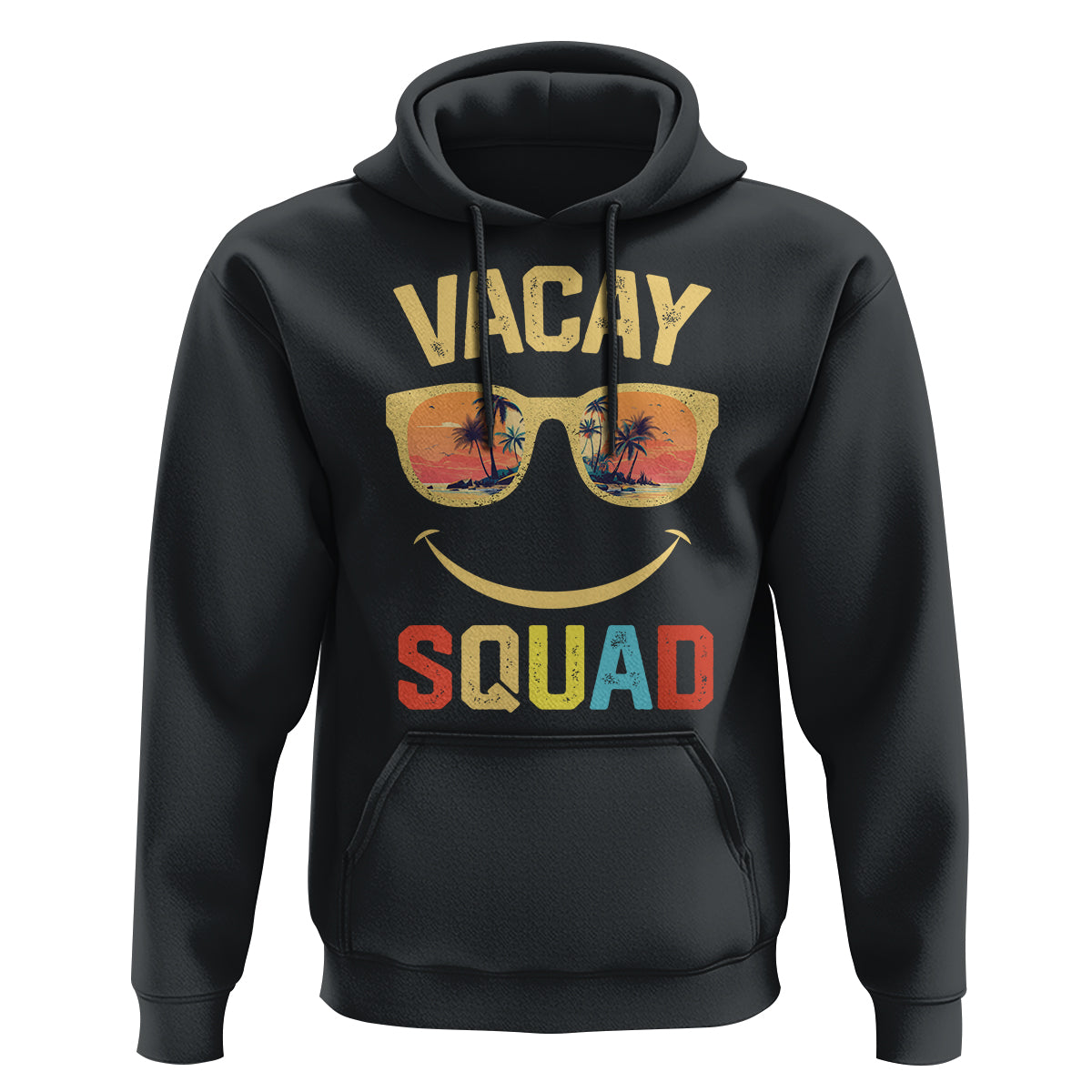 Summer Vacation Hoodie Vacay Squad Funny Beach - Wonder Print Shop