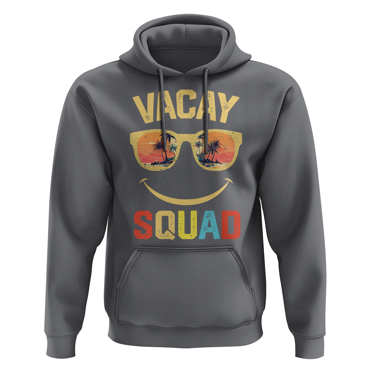 Summer Vacation Hoodie Vacay Squad Funny Beach - Wonder Print Shop
