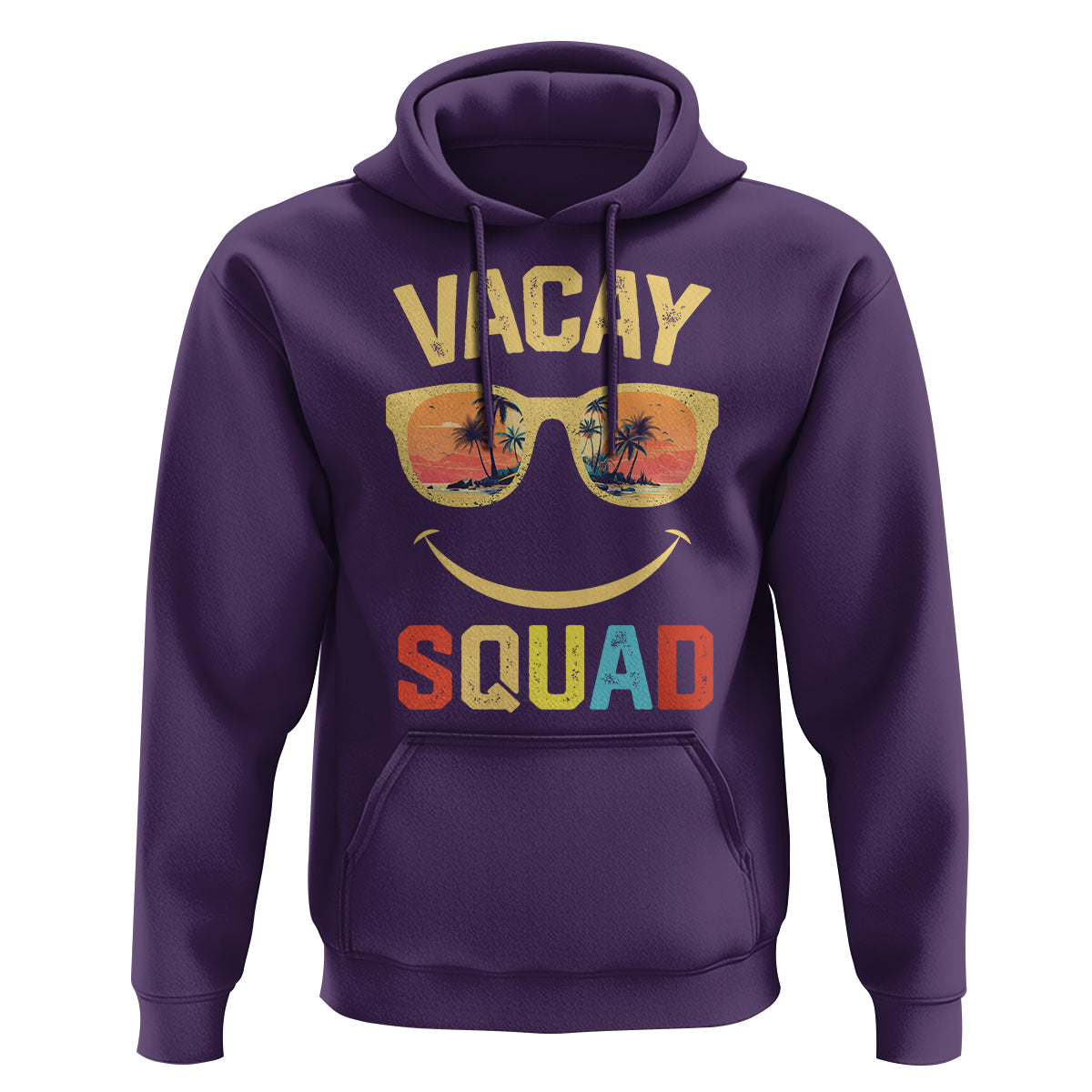Summer Vacation Hoodie Vacay Squad Funny Beach - Wonder Print Shop