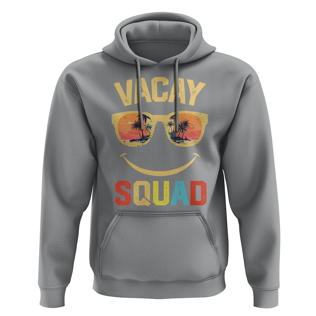 Summer Vacation Hoodie Vacay Squad Funny Beach - Wonder Print Shop