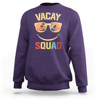 Summer Vacation Sweatshirt Vacay Squad Funny Beach - Wonder Print Shop