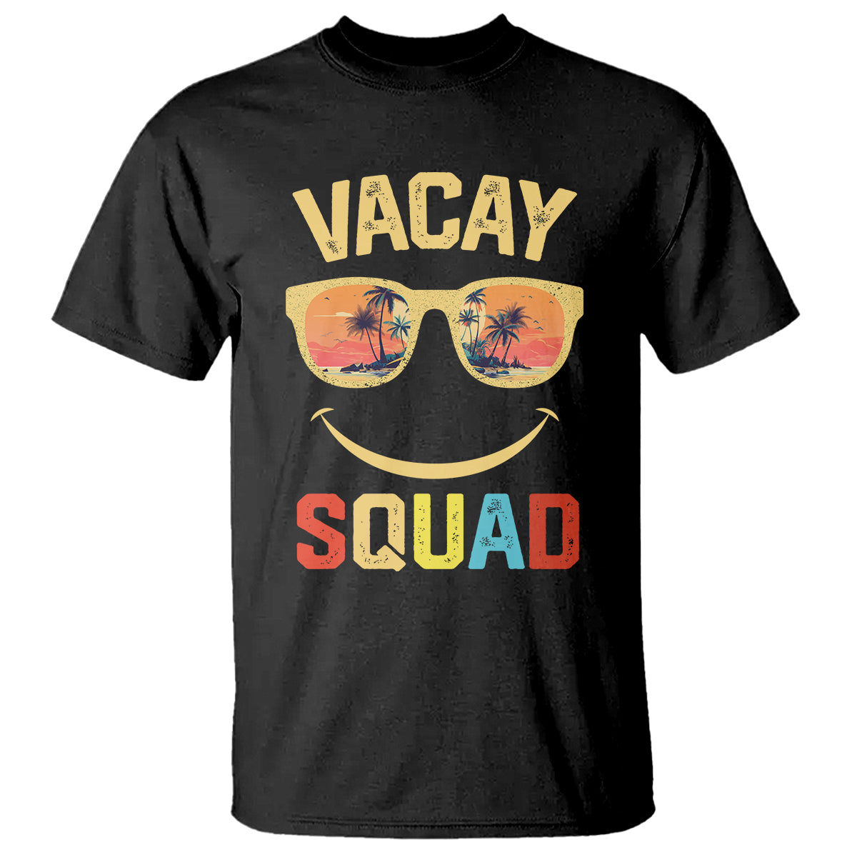Summer Vacation T Shirt Vacay Squad Funny Beach - Wonder Print Shop