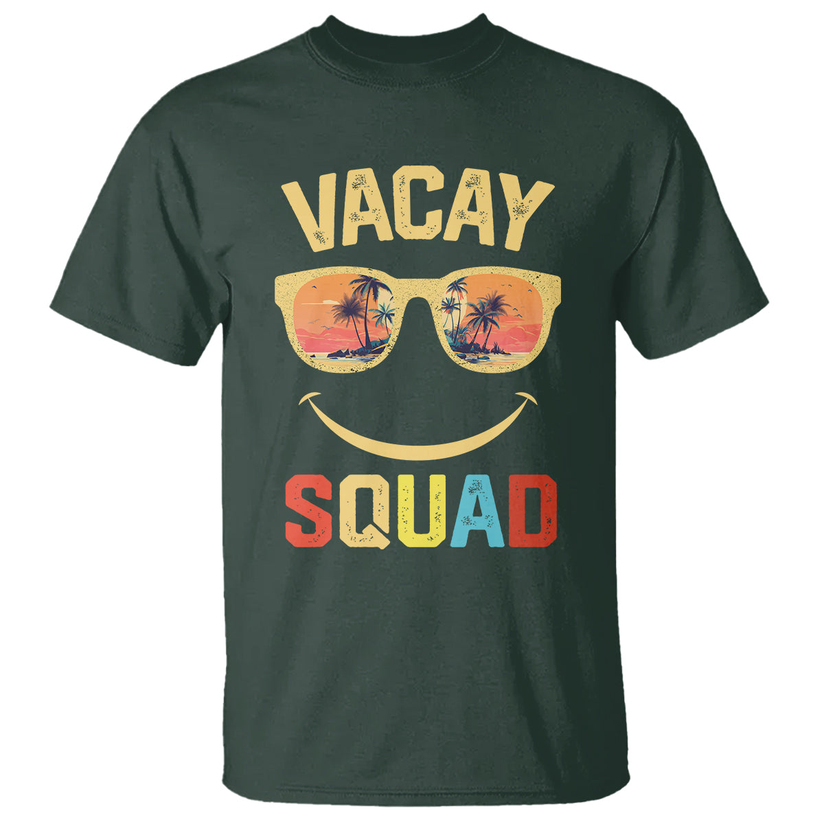 Summer Vacation T Shirt Vacay Squad Funny Beach - Wonder Print Shop