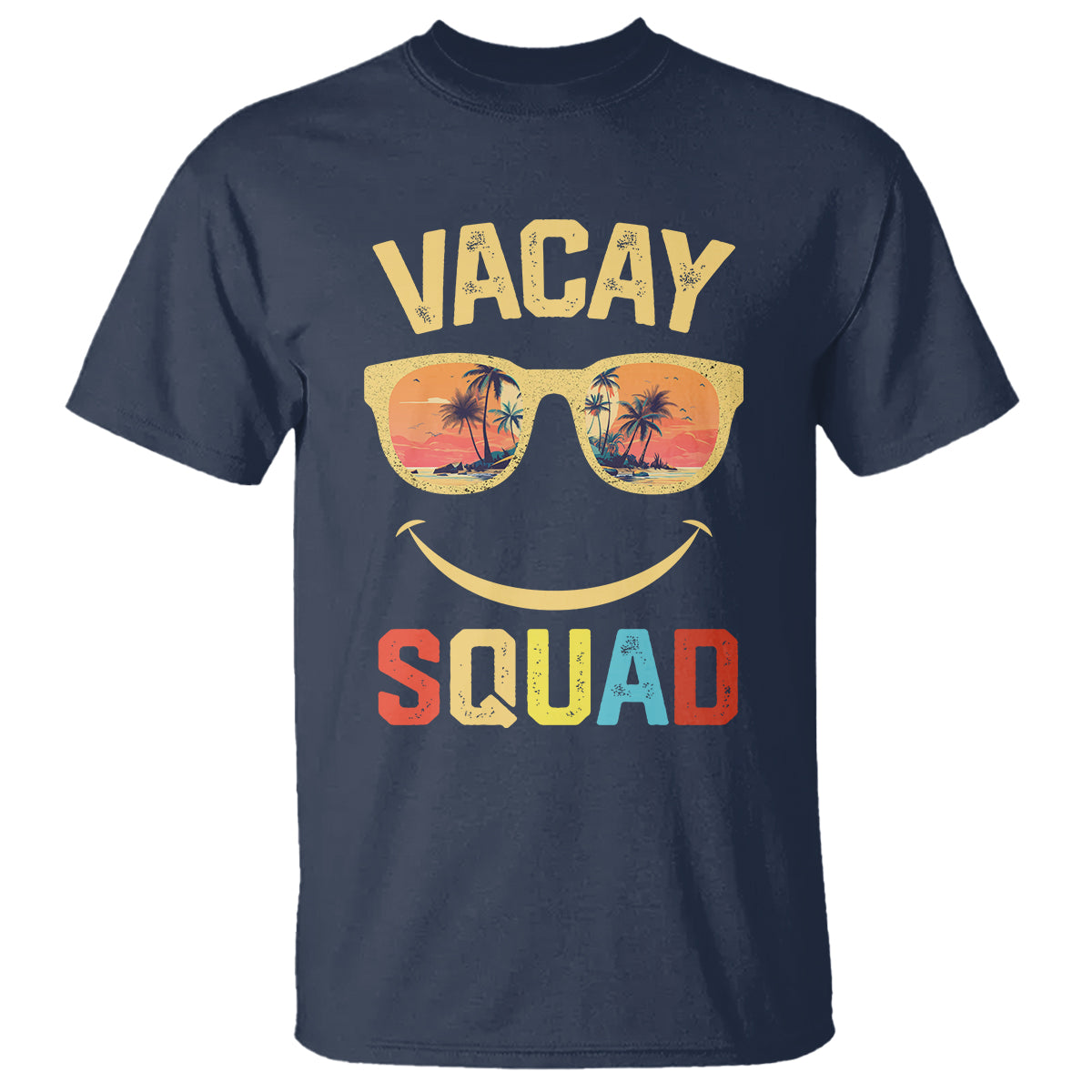 Summer Vacation T Shirt Vacay Squad Funny Beach - Wonder Print Shop