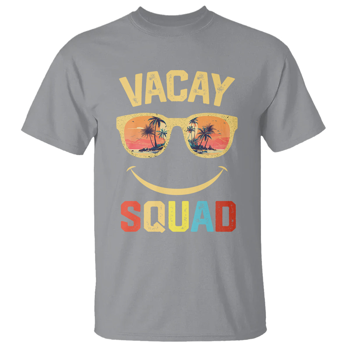 Summer Vacation T Shirt Vacay Squad Funny Beach - Wonder Print Shop