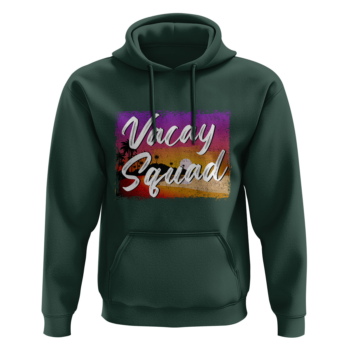Summer Vacation Hoodie Vacay Squad Funny Beach - Wonder Print Shop