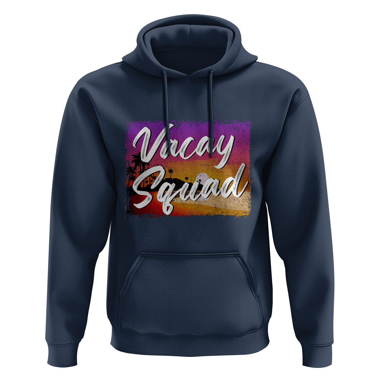 Summer Vacation Hoodie Vacay Squad Funny Beach - Wonder Print Shop