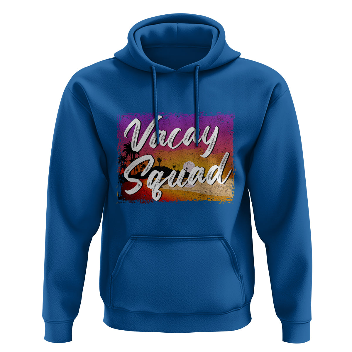 Summer Vacation Hoodie Vacay Squad Funny Beach - Wonder Print Shop