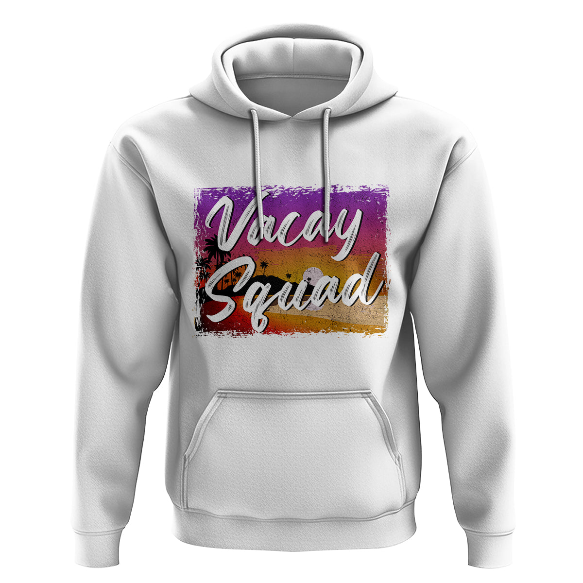 Summer Vacation Hoodie Vacay Squad Funny Beach - Wonder Print Shop