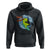 Summer Vacation Hoodie Vacay Mode Cute Dinosaur Surfing - Wonder Print Shop