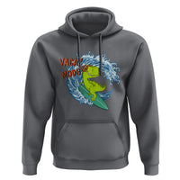 Summer Vacation Hoodie Vacay Mode Cute Dinosaur Surfing - Wonder Print Shop