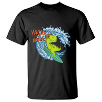 Summer Vacation T Shirt Vacay Mode Cute Dinosaur Surfing - Wonder Print Shop