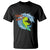 Summer Vacation T Shirt Vacay Mode Cute Dinosaur Surfing - Wonder Print Shop
