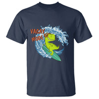 Summer Vacation T Shirt Vacay Mode Cute Dinosaur Surfing - Wonder Print Shop