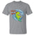 Summer Vacation T Shirt Vacay Mode Cute Dinosaur Surfing - Wonder Print Shop