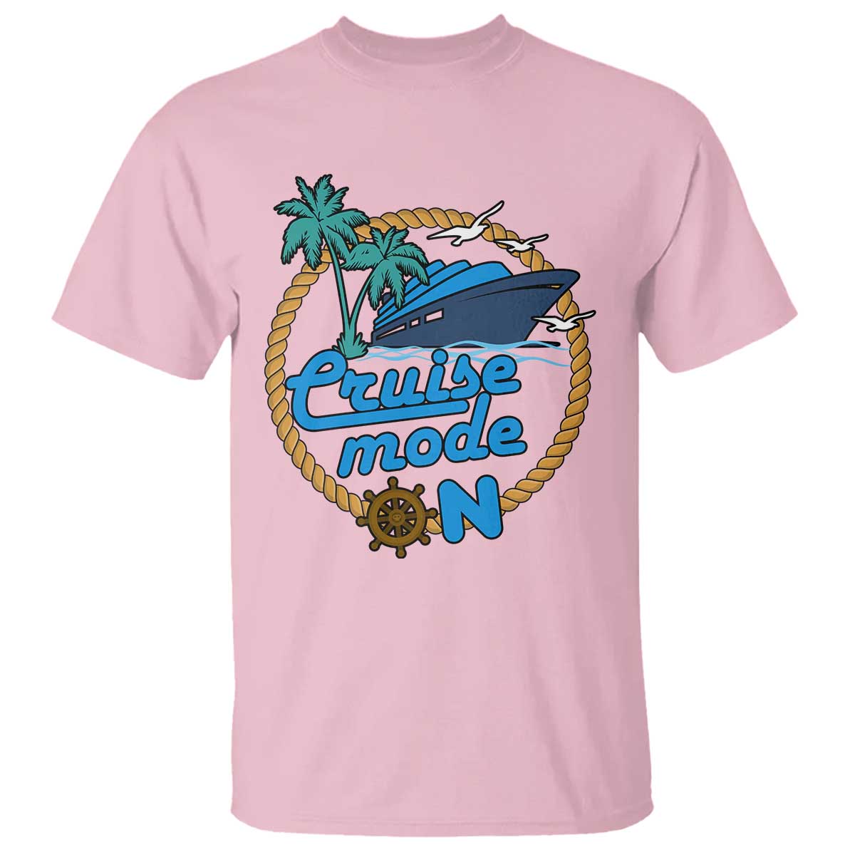 Cruise Mode On Cruising Summer Vacation T Shirt - Wonder Print Shop