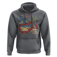 Summer Vacation Hoodie Girl's Trip Cheaper Than Therapy Beach - Wonder Print Shop