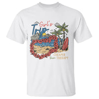 Summer Vacation T Shirt Girl's Trip Cheaper Than Therapy Beach - Wonder Print Shop
