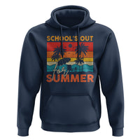 School's Out For Summer Retro Beach Teacher Student Hoodie - Wonder Print Shop