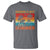 School's Out For Summer Retro Beach Teacher Student T Shirt - Wonder Print Shop