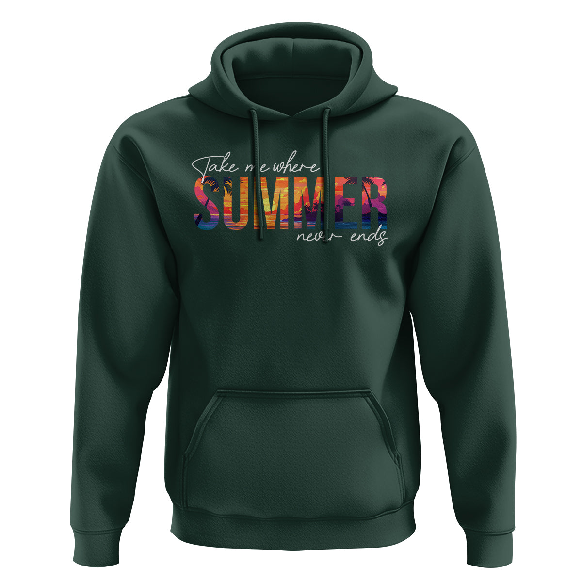 Take Me Where Summer Never Ends Hoodie - Wonder Print Shop