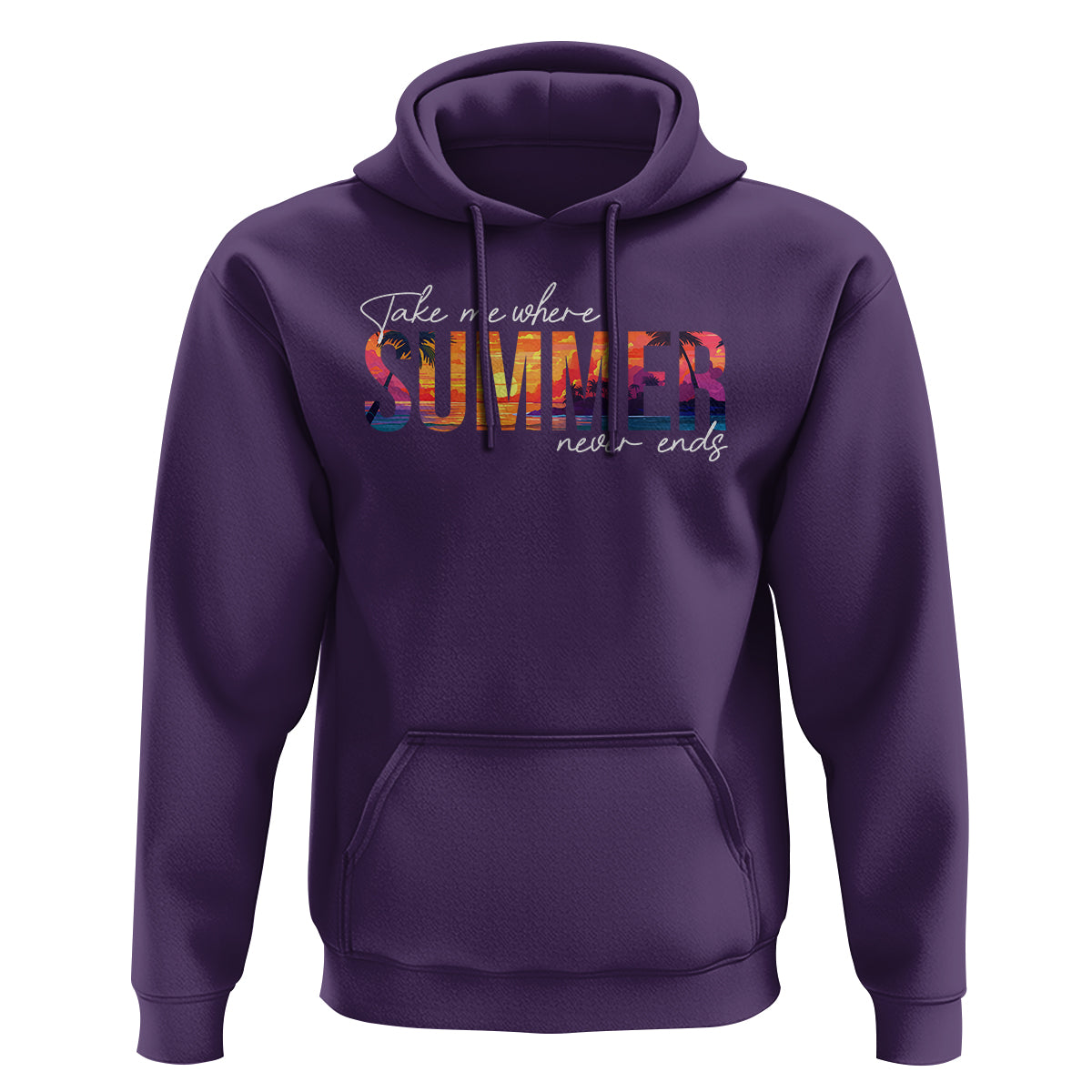 Take Me Where Summer Never Ends Hoodie - Wonder Print Shop
