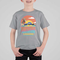 Summer Vacation Loading Retro Beach Sunset T Shirt For Kid - Wonder Print Shop