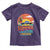 Summer Vacation Loading Retro Beach Sunset Toddler T Shirt