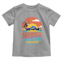Summer Vacation Loading Retro Beach Sunset Toddler T Shirt
