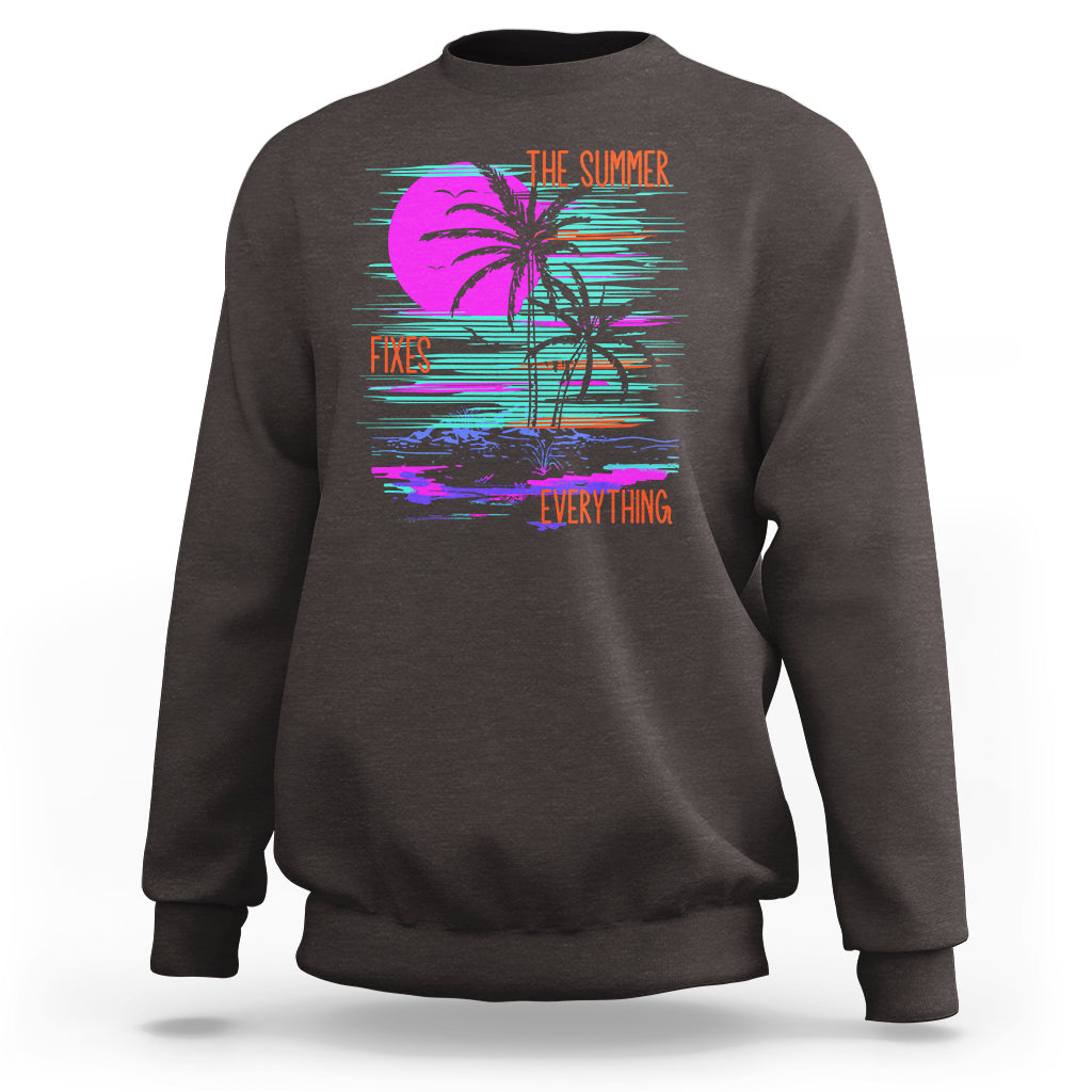 The Summer Fixes Everything Relaxing Holidays Sweatshirt - Wonder Print Shop