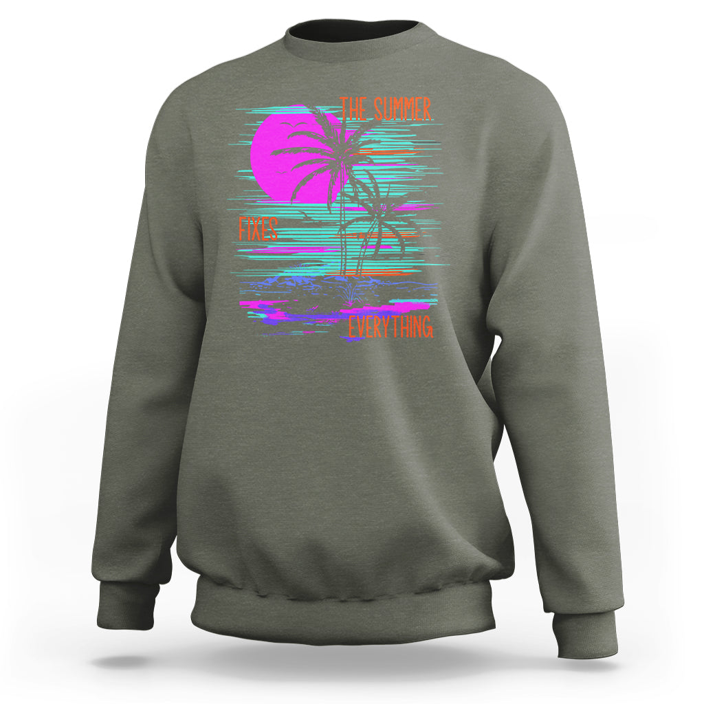 The Summer Fixes Everything Relaxing Holidays Sweatshirt - Wonder Print Shop