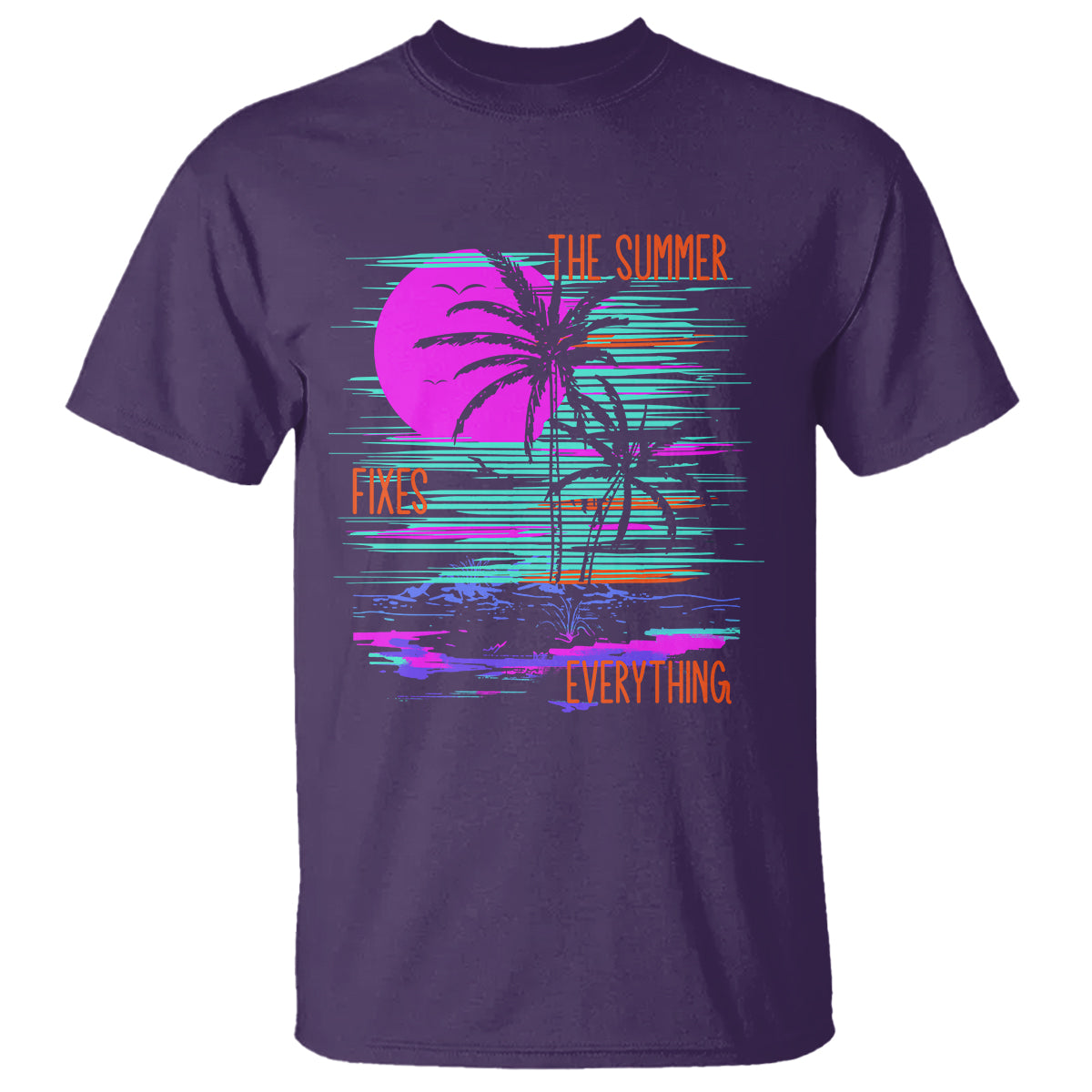 The Summer Fixes Everything Relaxing Holidays T Shirt - Wonder Print Shop