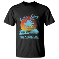 Let's Enjoy The Summer Vacation Beach Sunset T Shirt - Wonder Print Shop