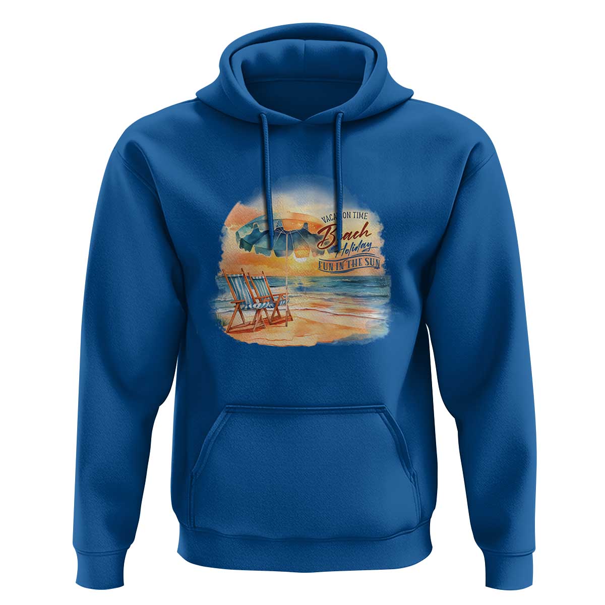 Vacation Time Beach Holliday Fun In The Sun Hoodie