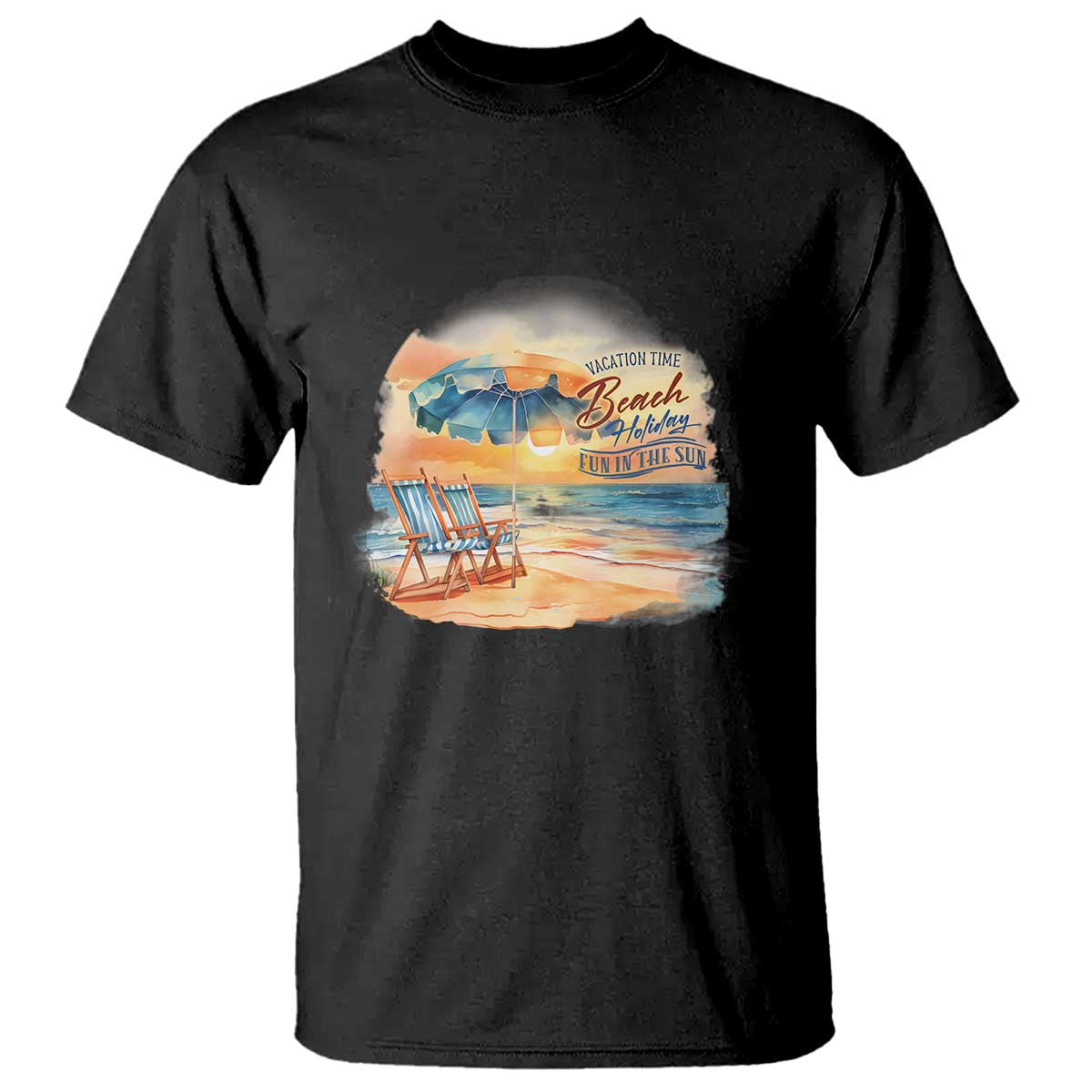 Vacation Time Beach Holliday Fun In The Sun T Shirt - Wonder Print Shop